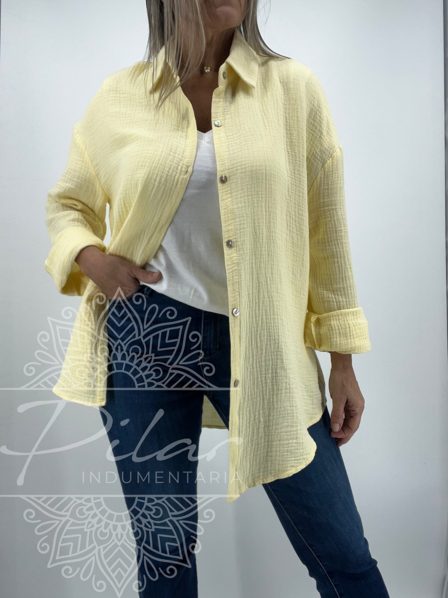 Camisa en muselina