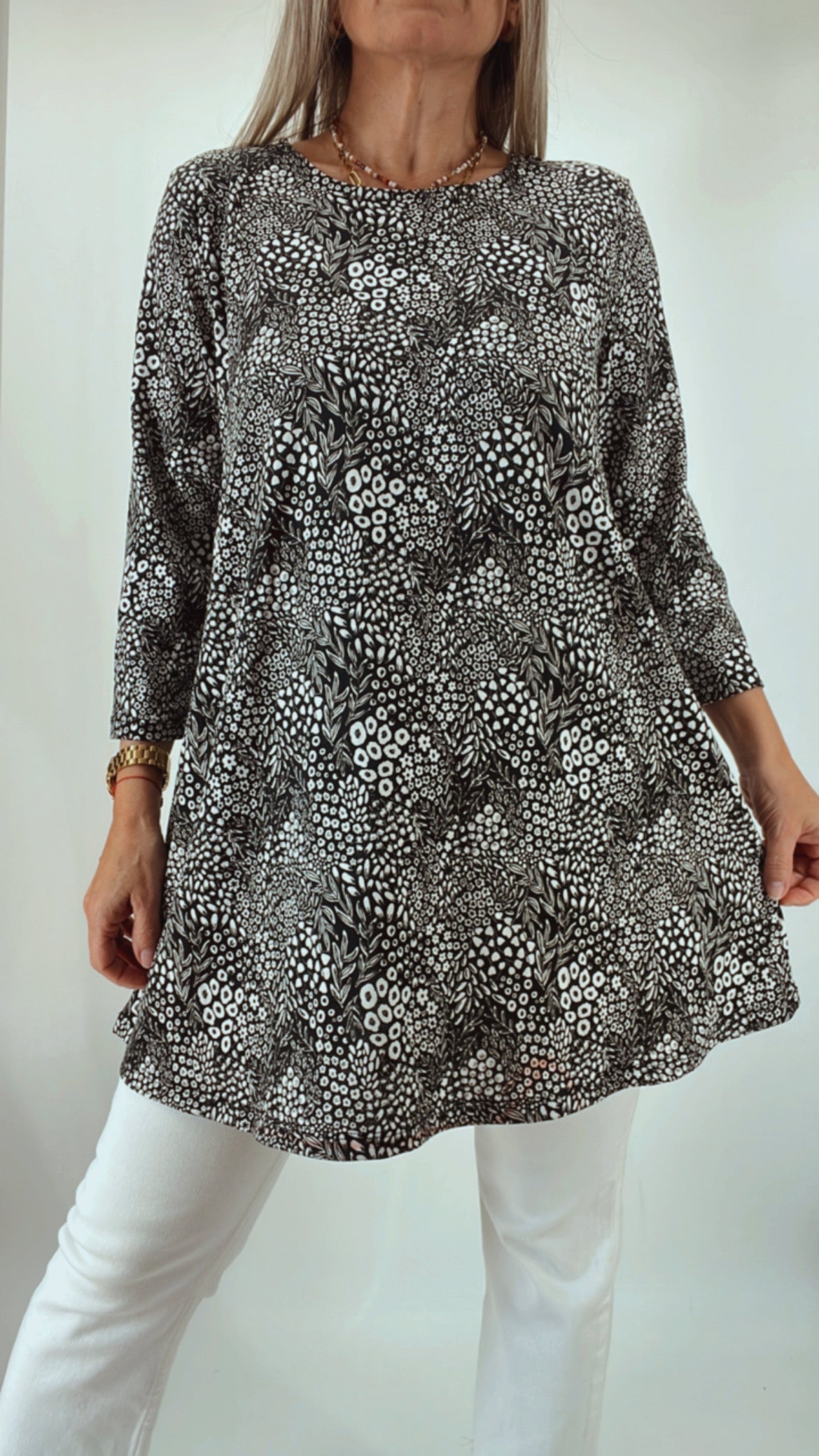 Remera algodon estampada