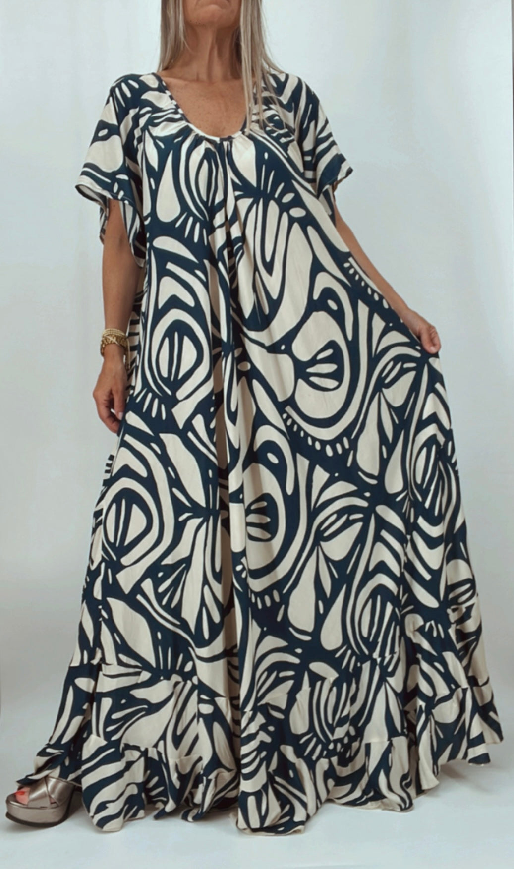 Vestido de la India en algodón