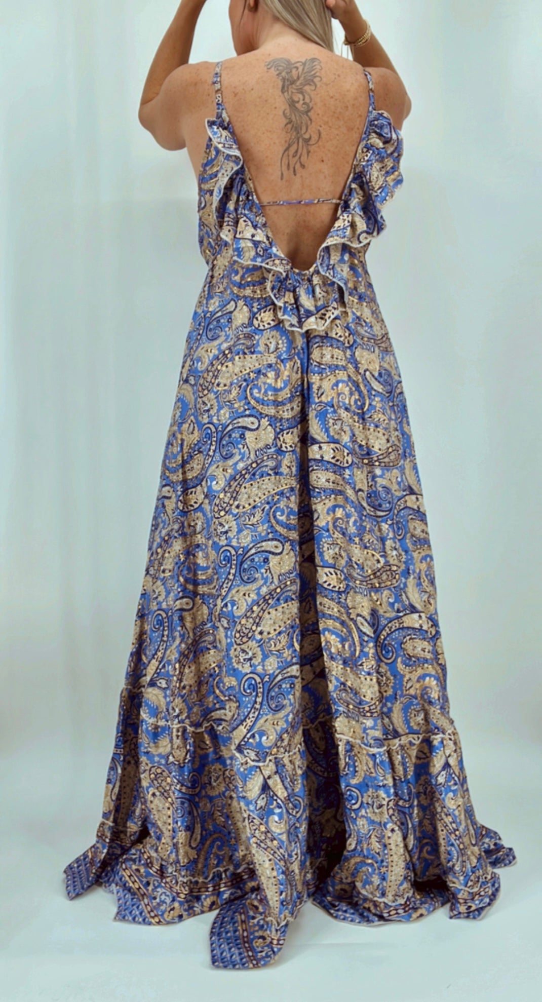 Vestido de la India en seda