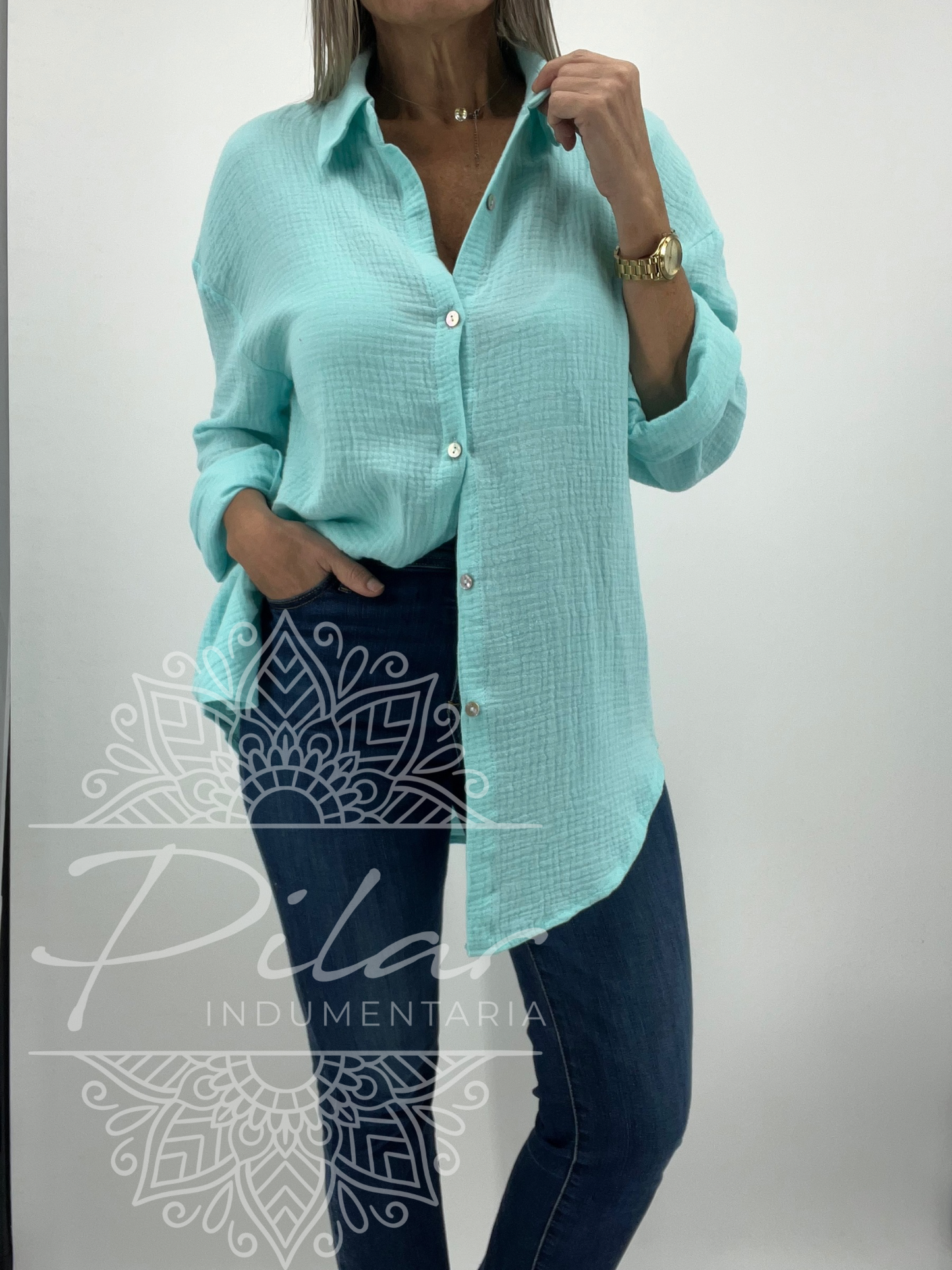 Camisa en muselina