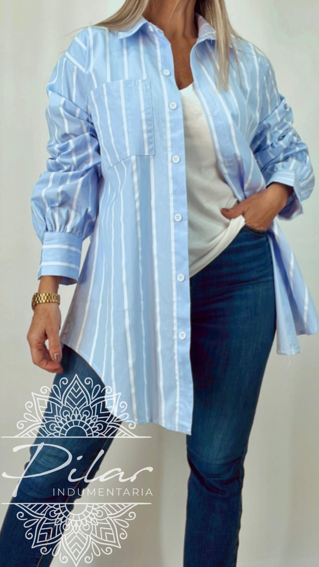 camisa rayada