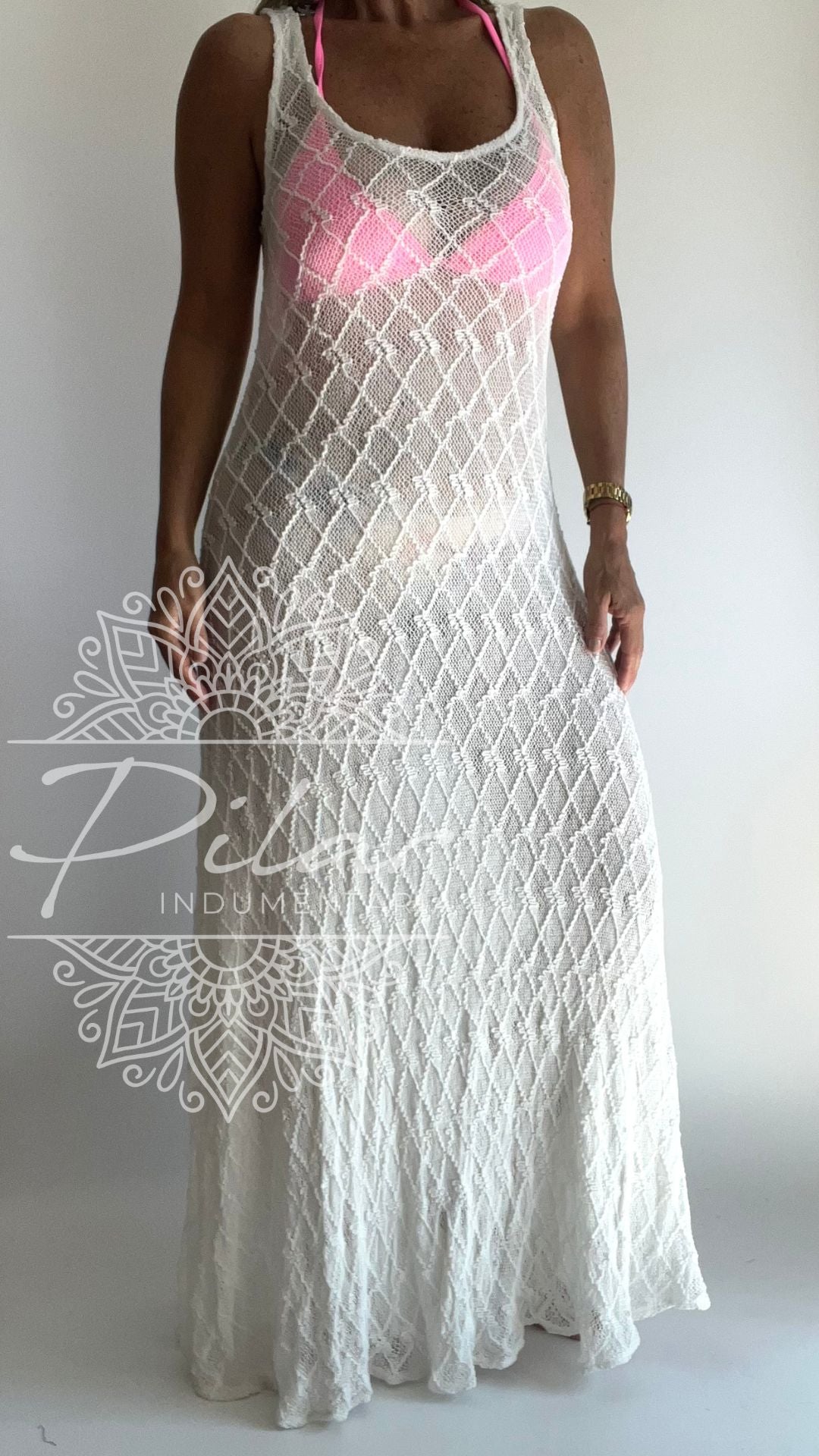 Vestido transparencia