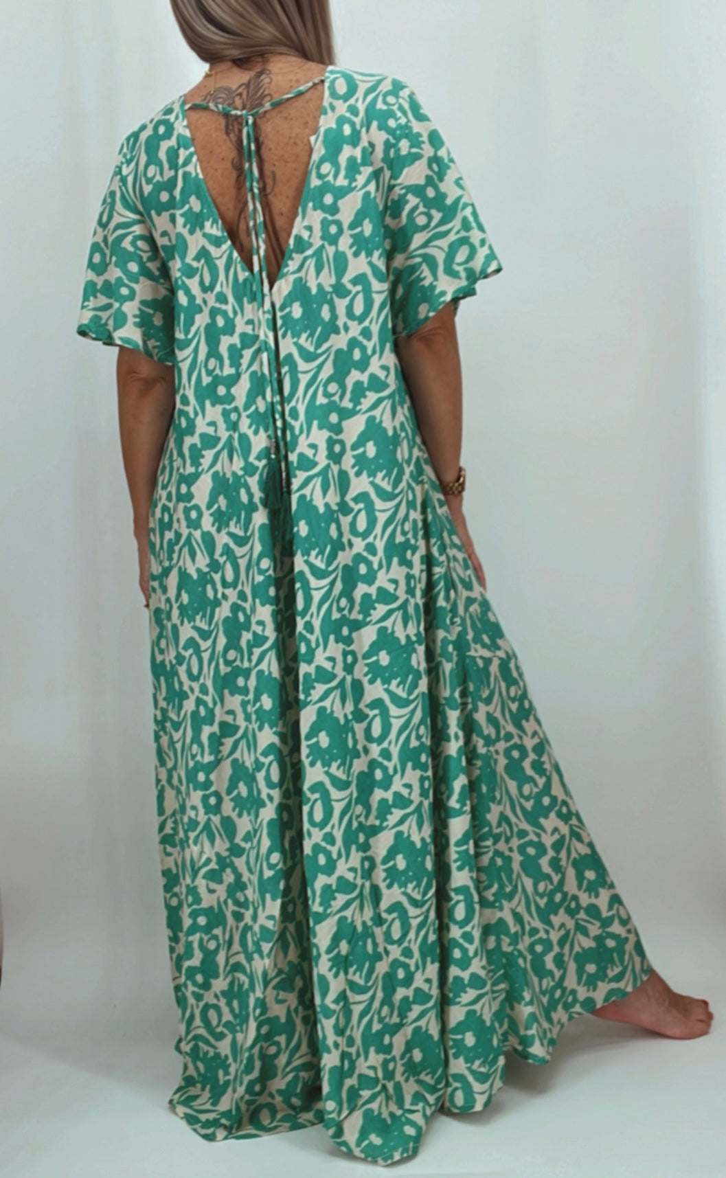 Vestido de la India en algodón