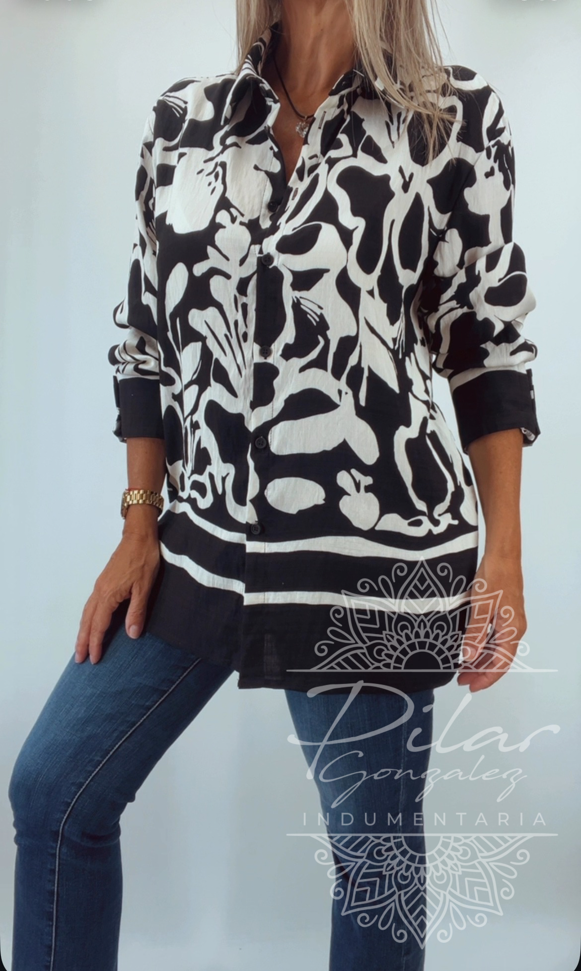 Camisa estampada