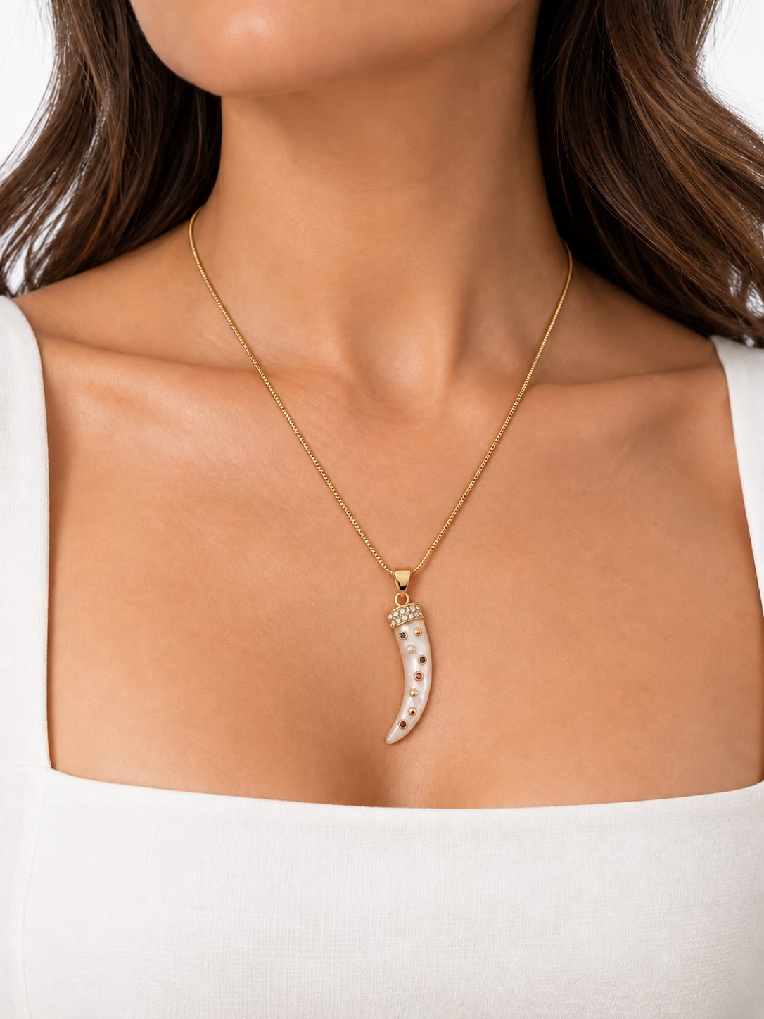 Collares con dije Cuerno