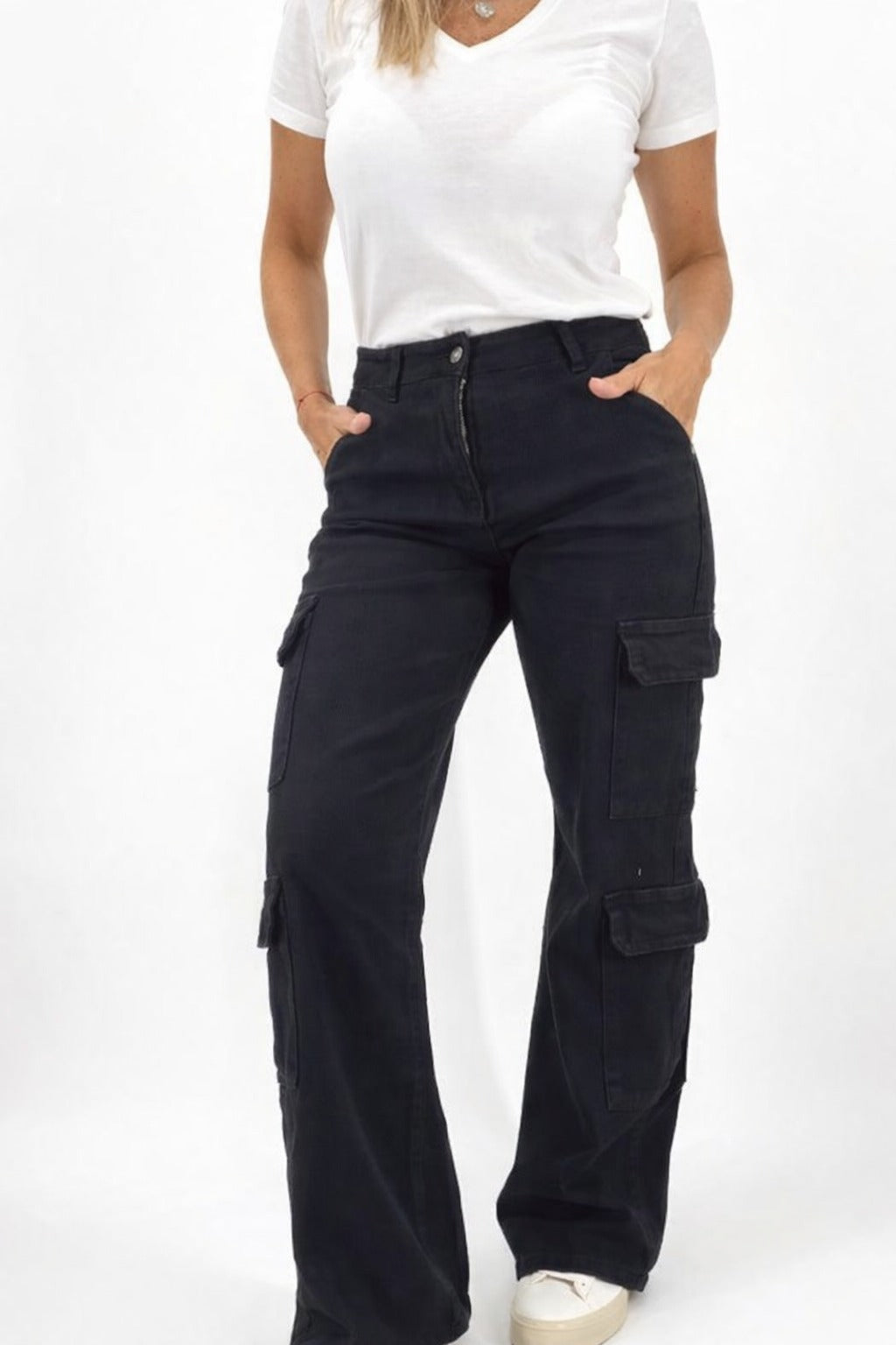 Promo jean negro + campera
