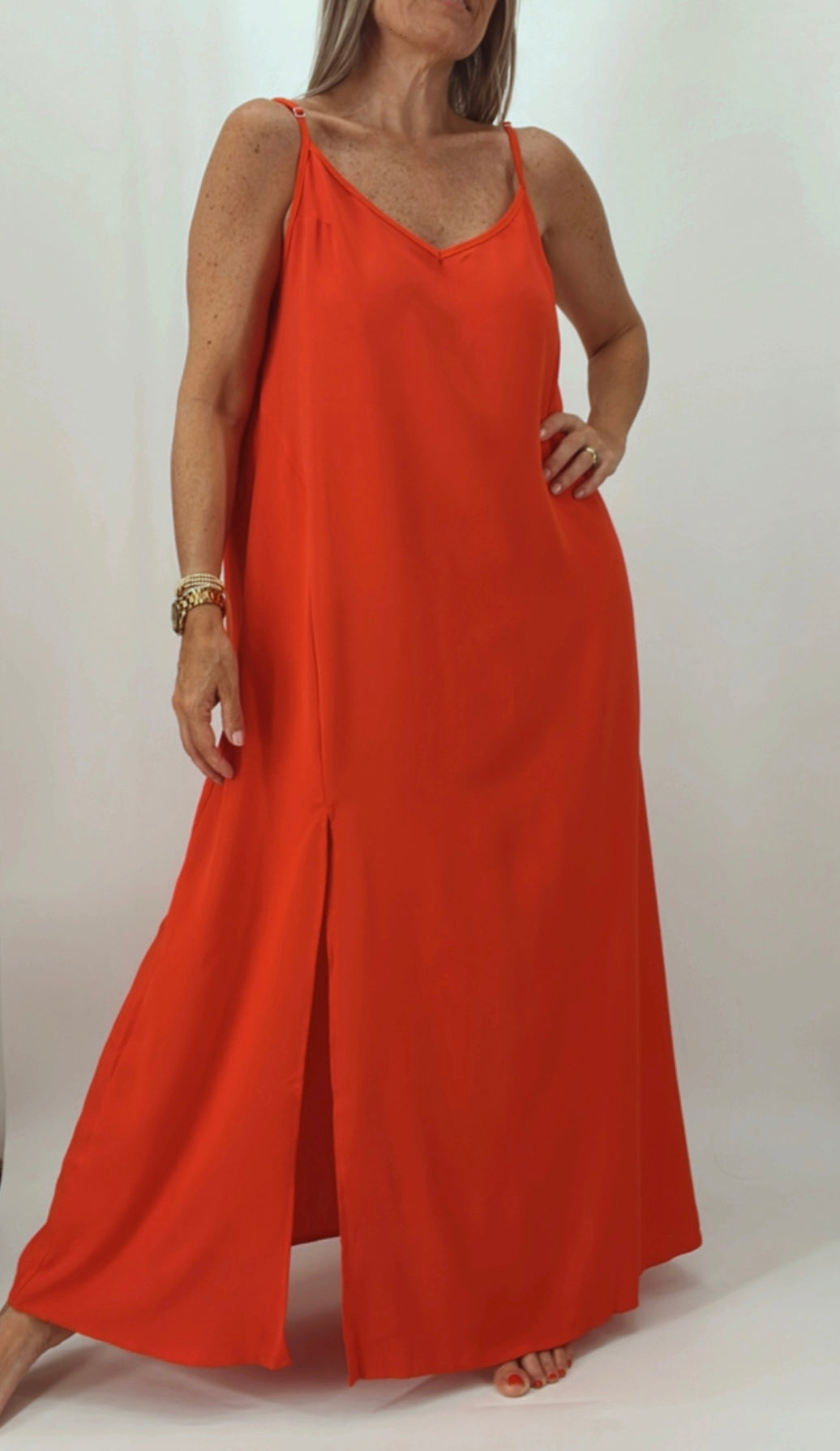 Vestido tirantes finos