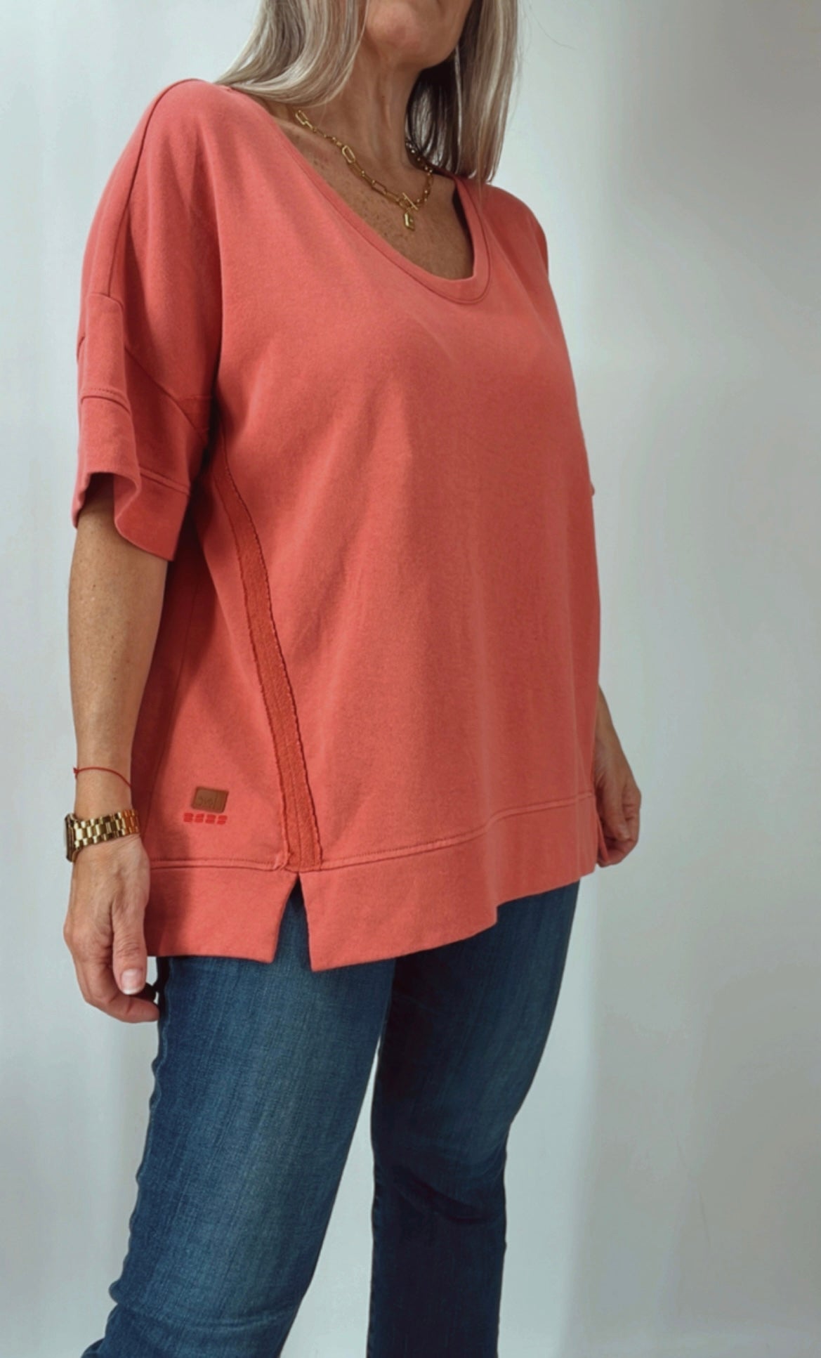 Remeron en algodón over size