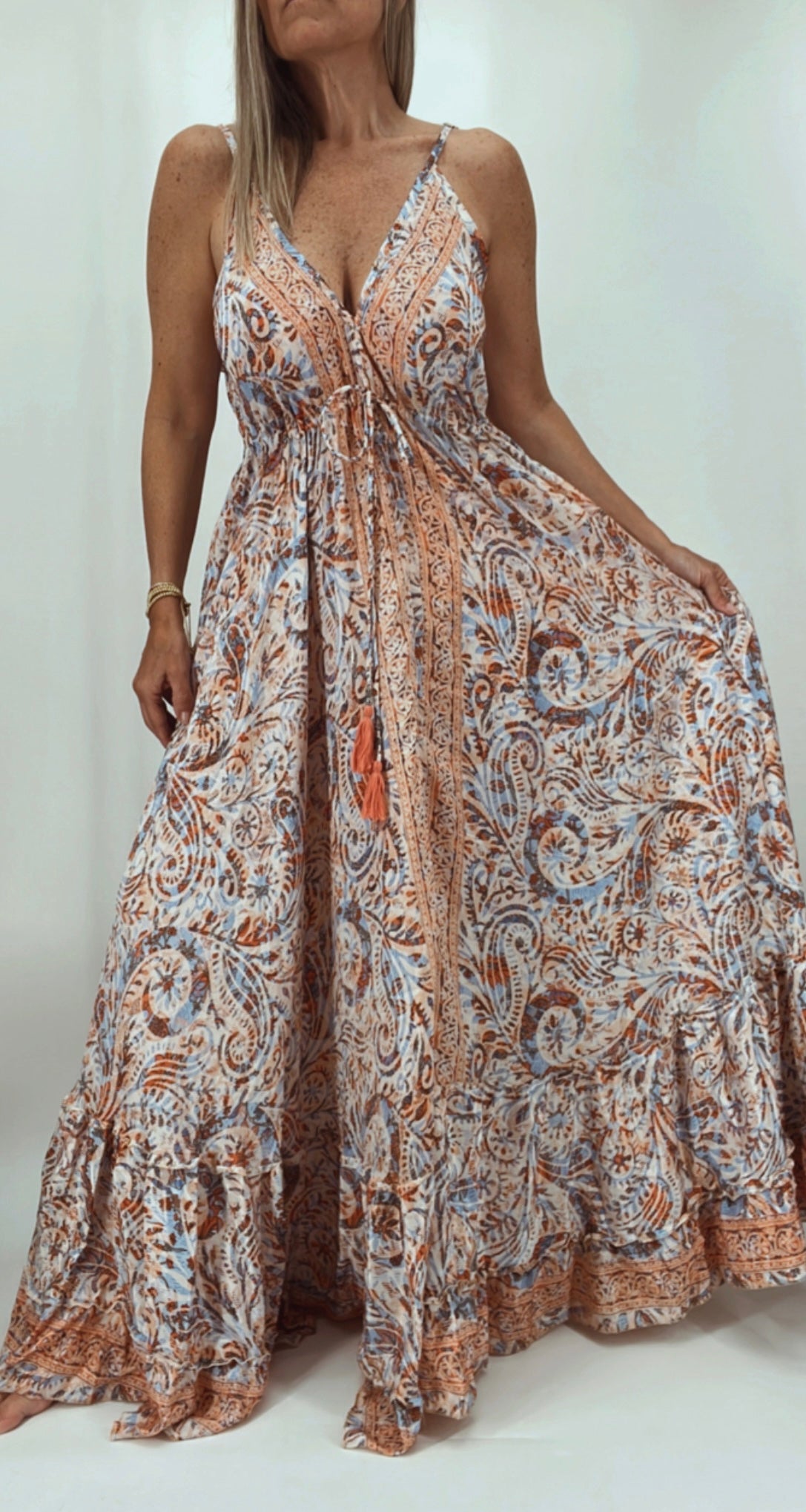 Vestido de la India en seda