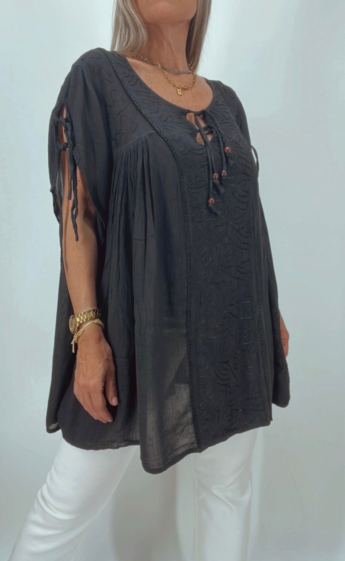 Blusa de la India bordada