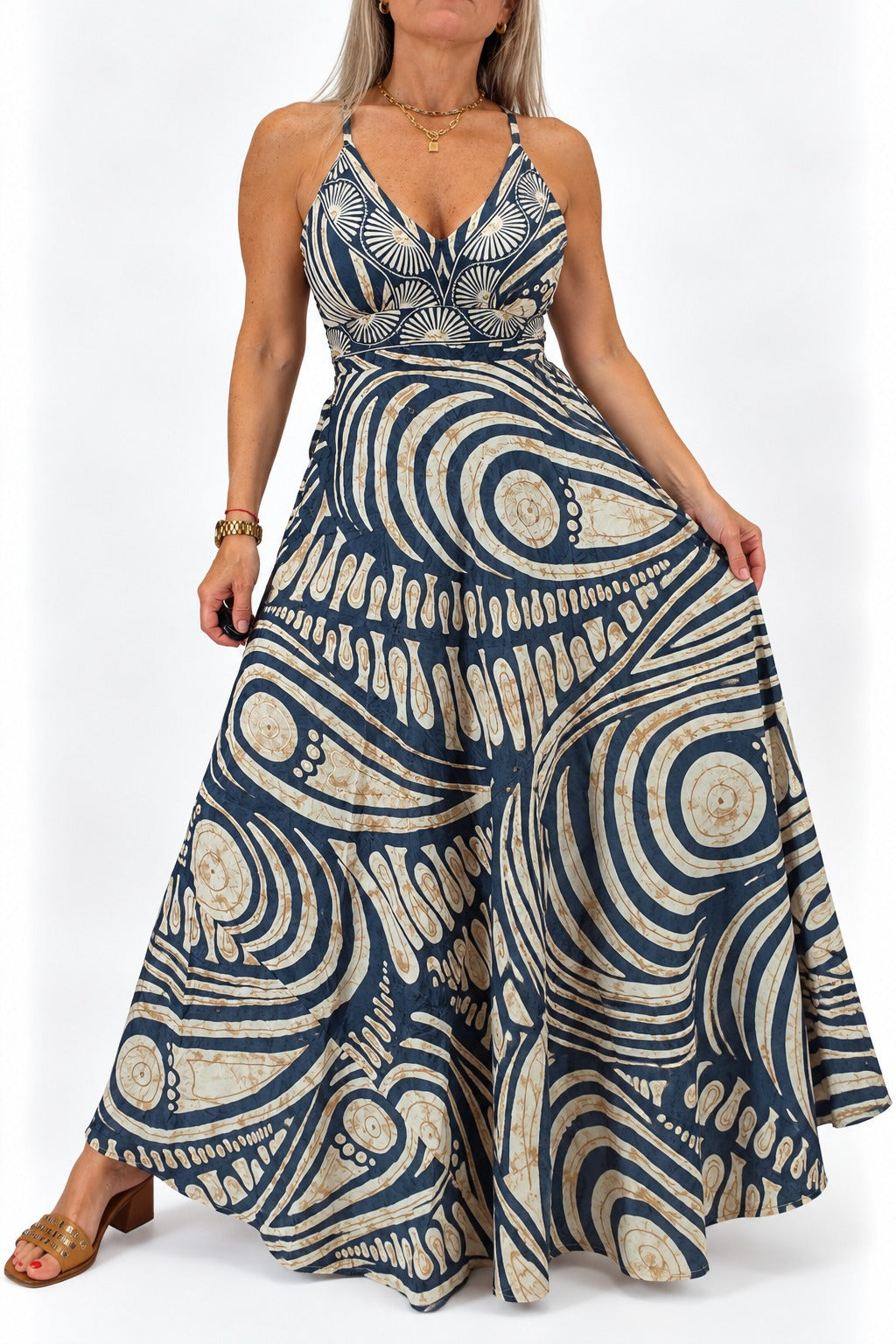 Vestido de la India en seda