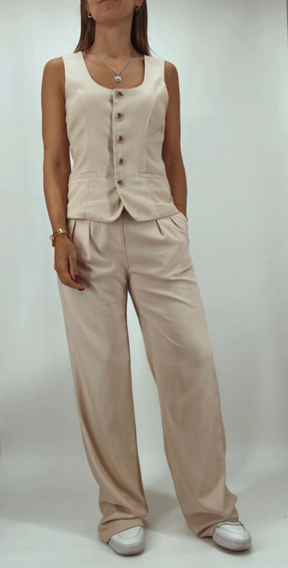 Pantalón en lino