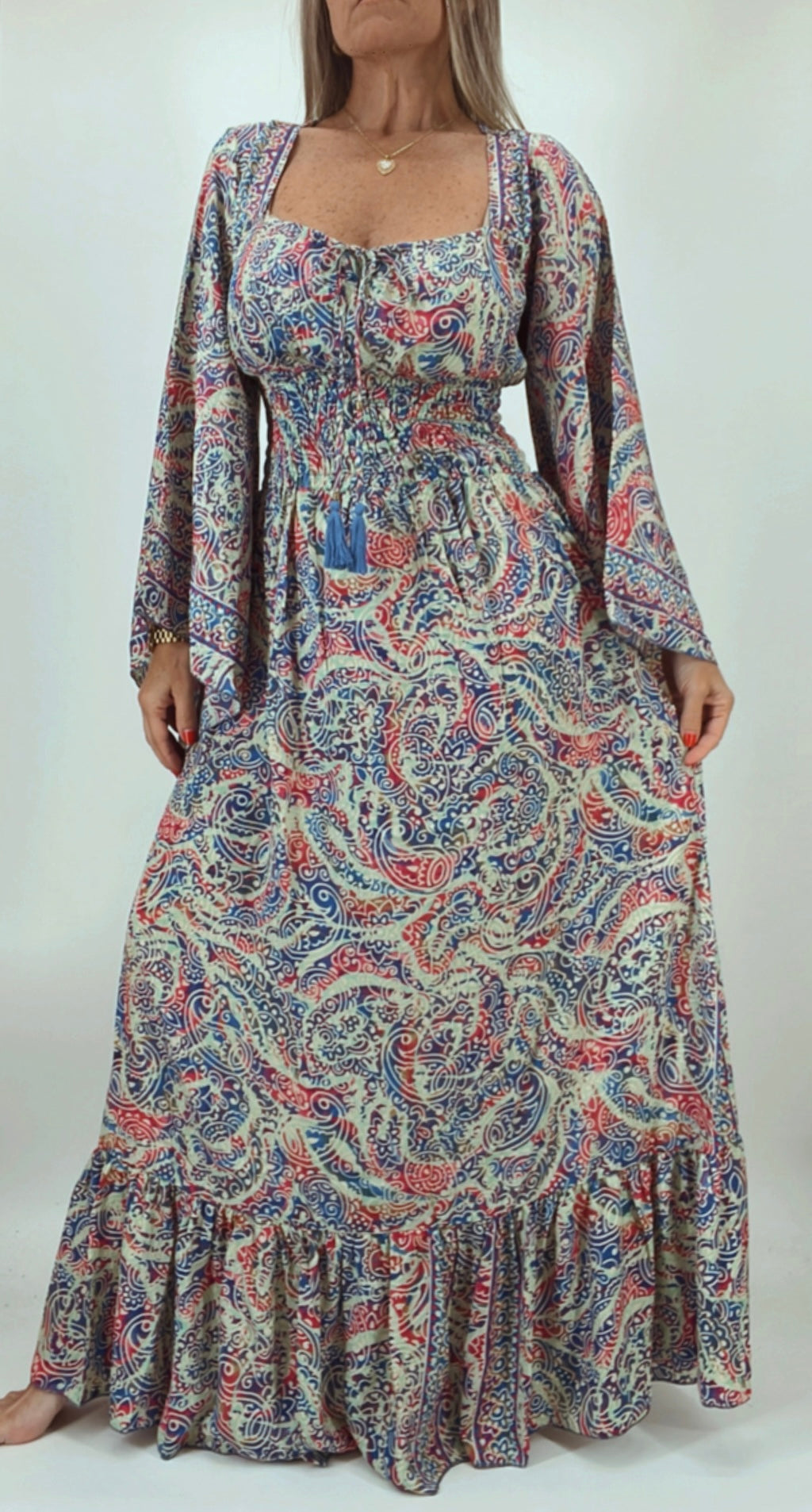 Vestido de la india en seda