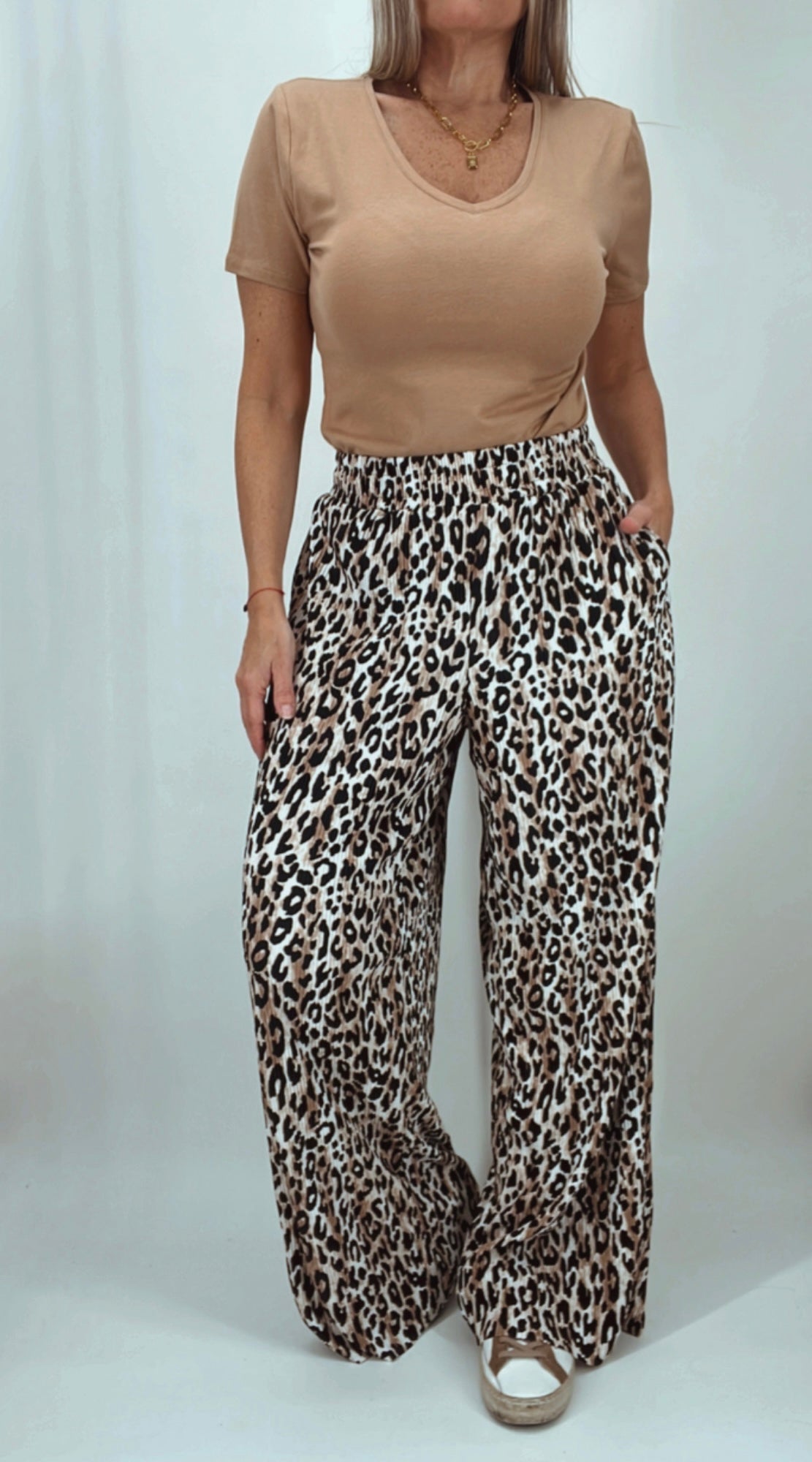 Palazzo animal print