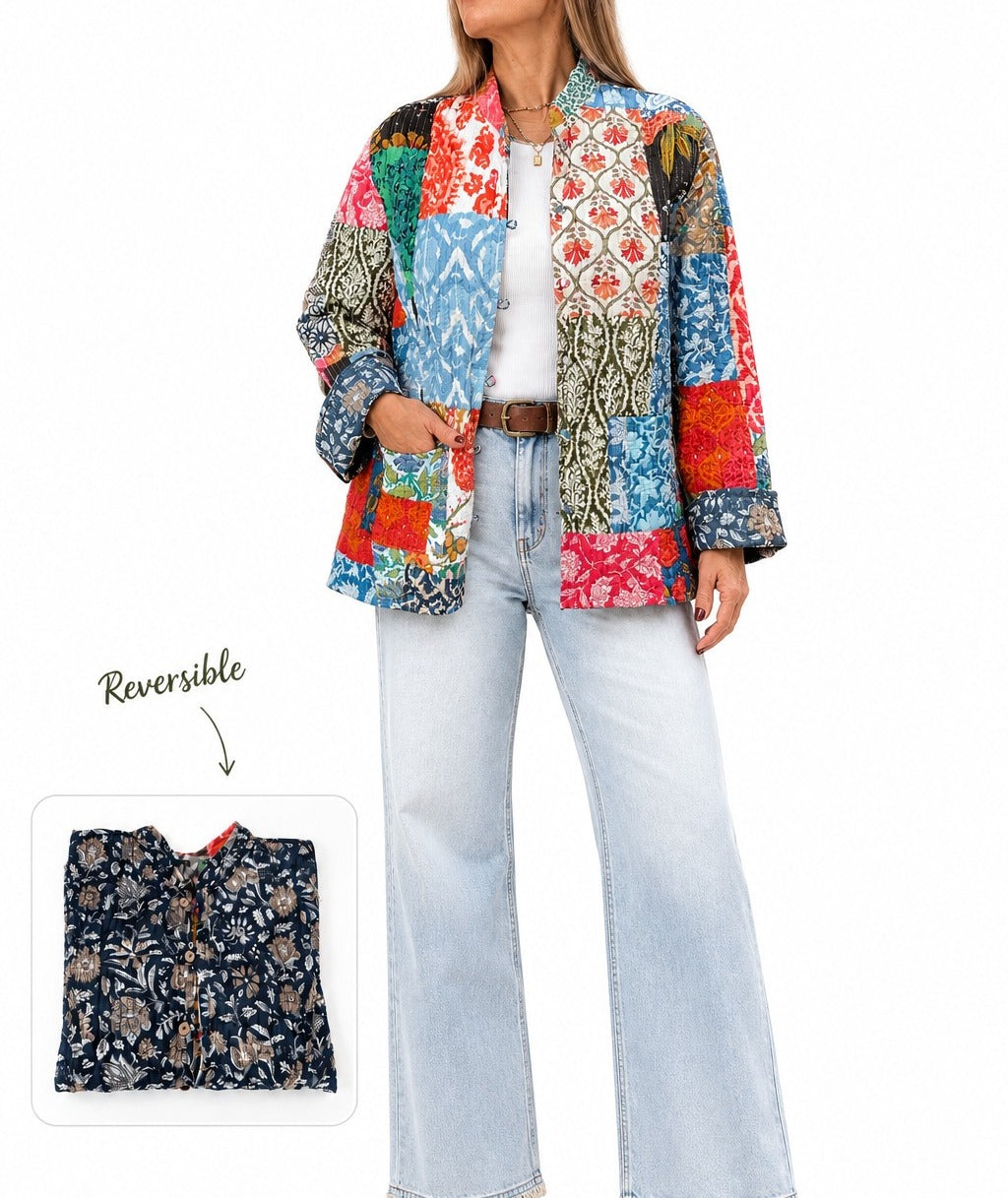 Chaqueta de la India Reversible