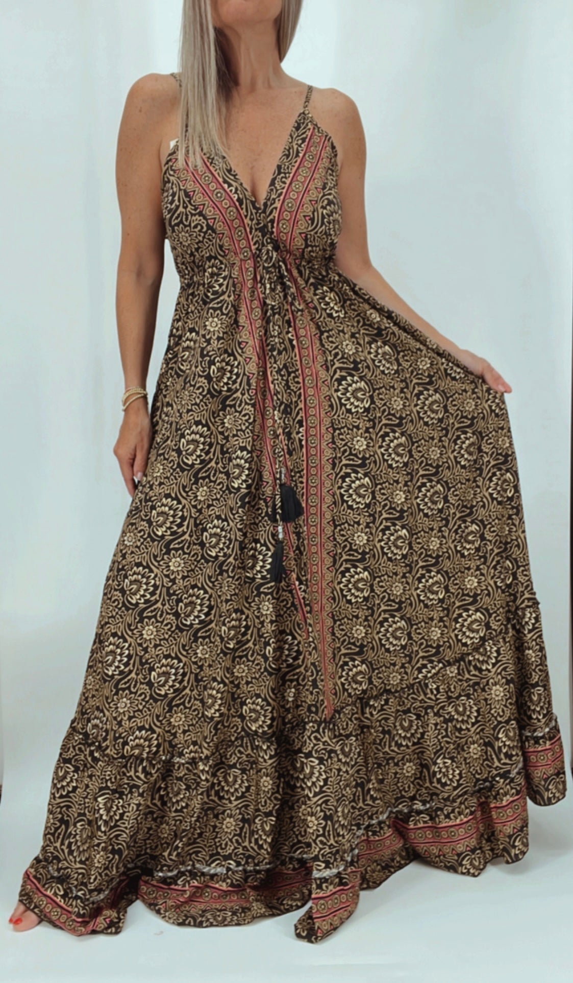 Vestido de la India en seda