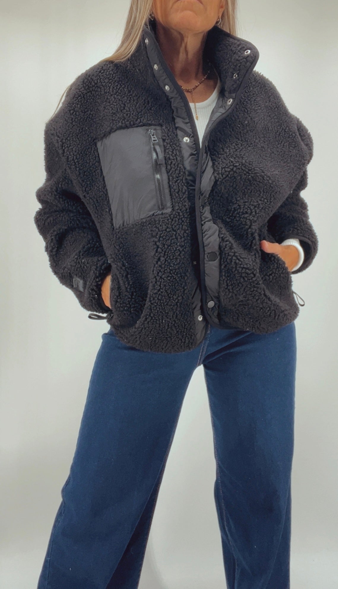 Campera polar grueso