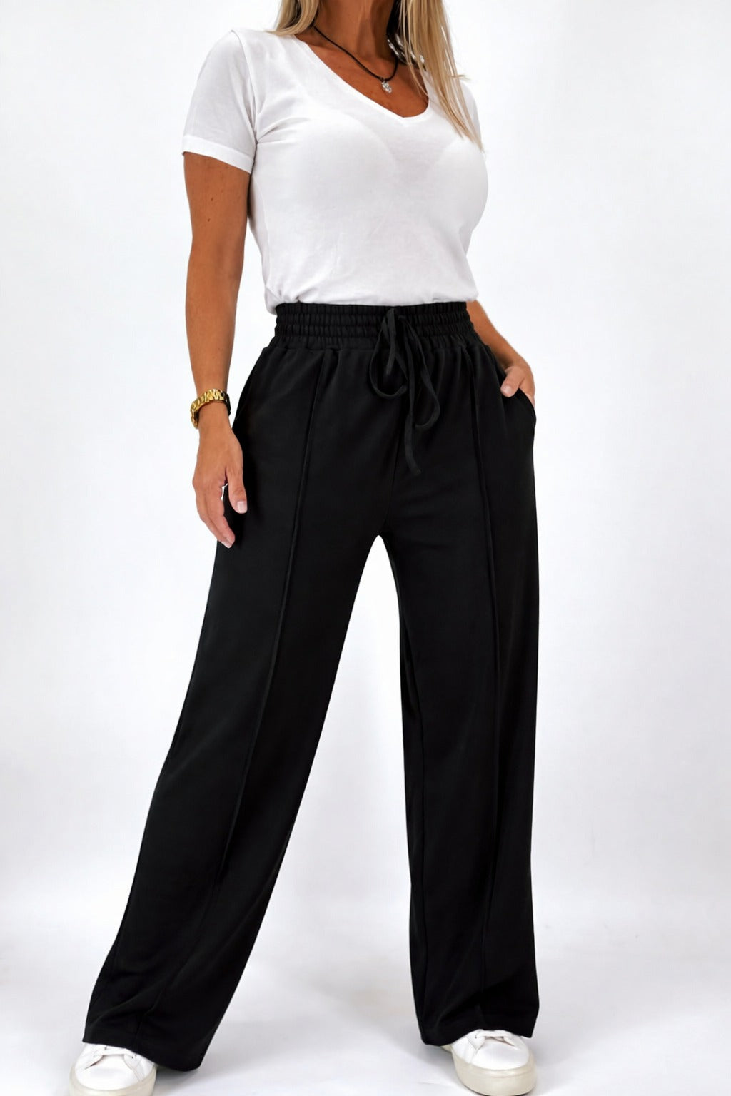 Pantalón deportivo ancho