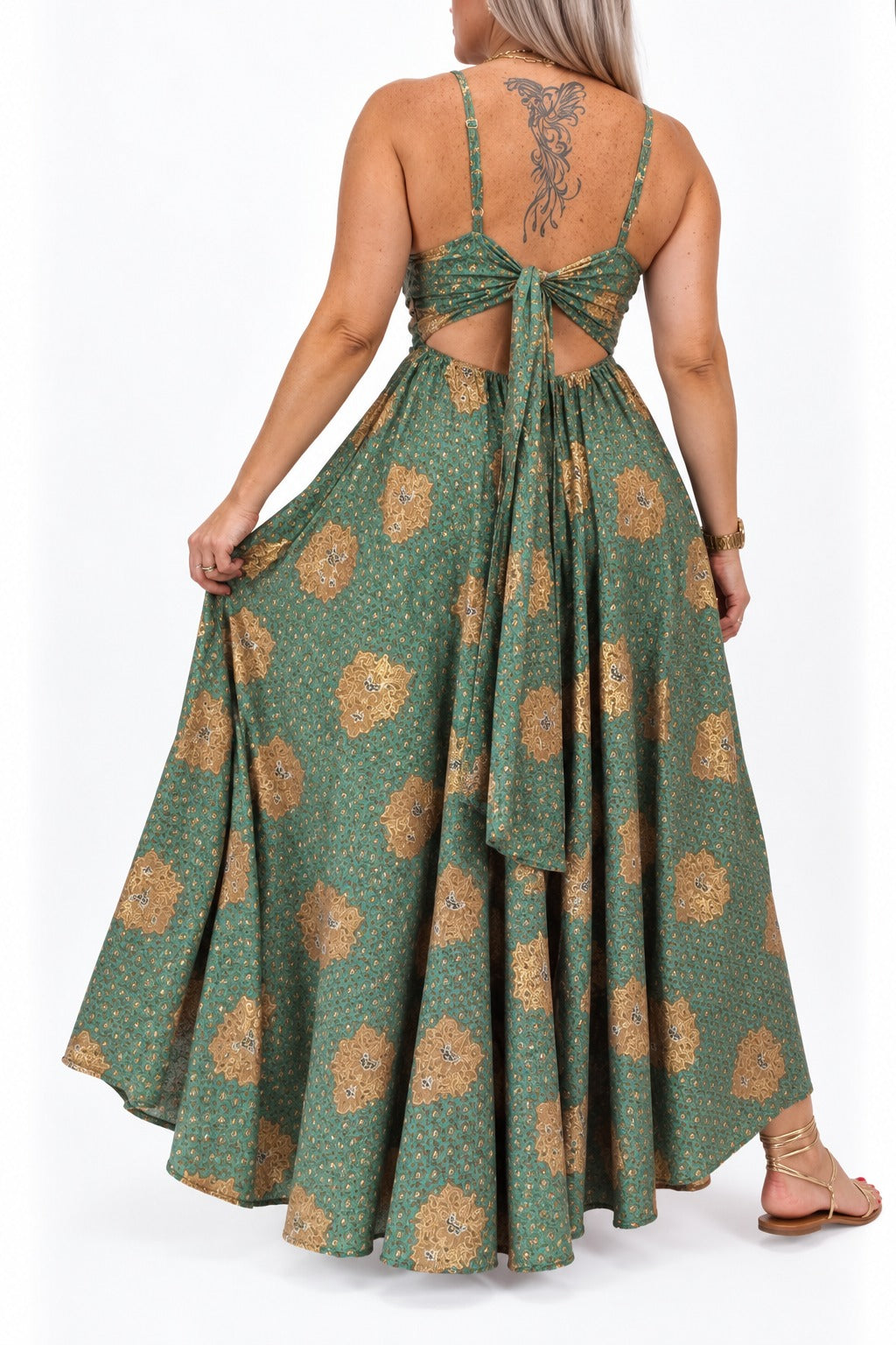 Vestido de la India en seda