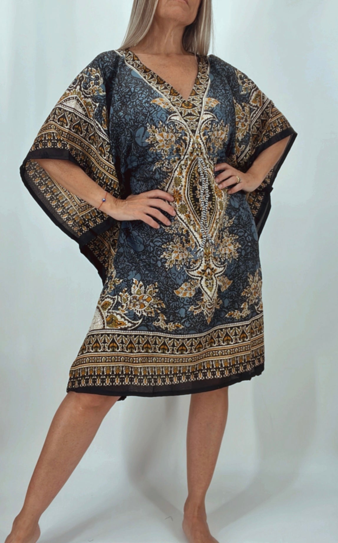 Kaftan o vestido de la India