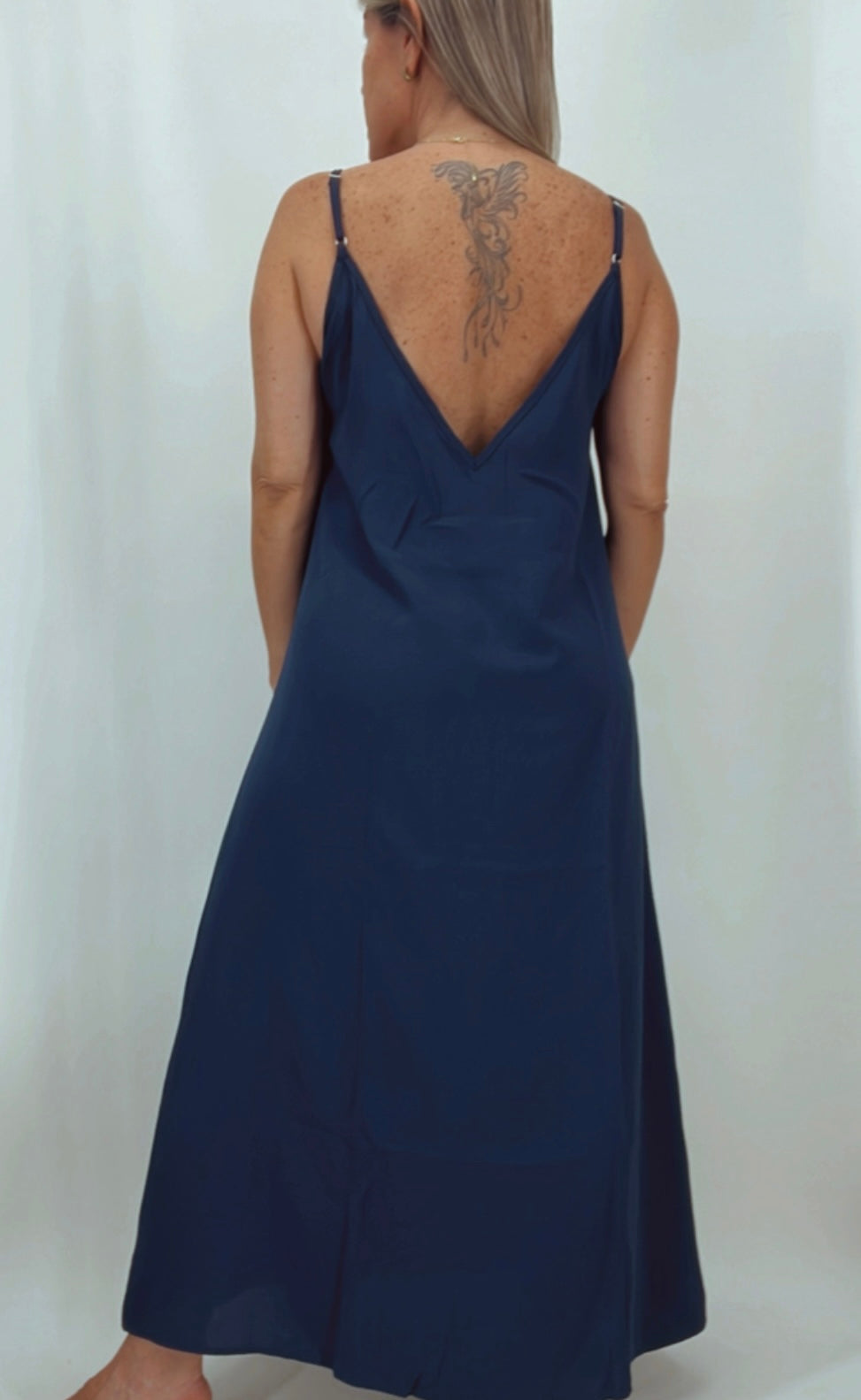 Vestido tirantes finos