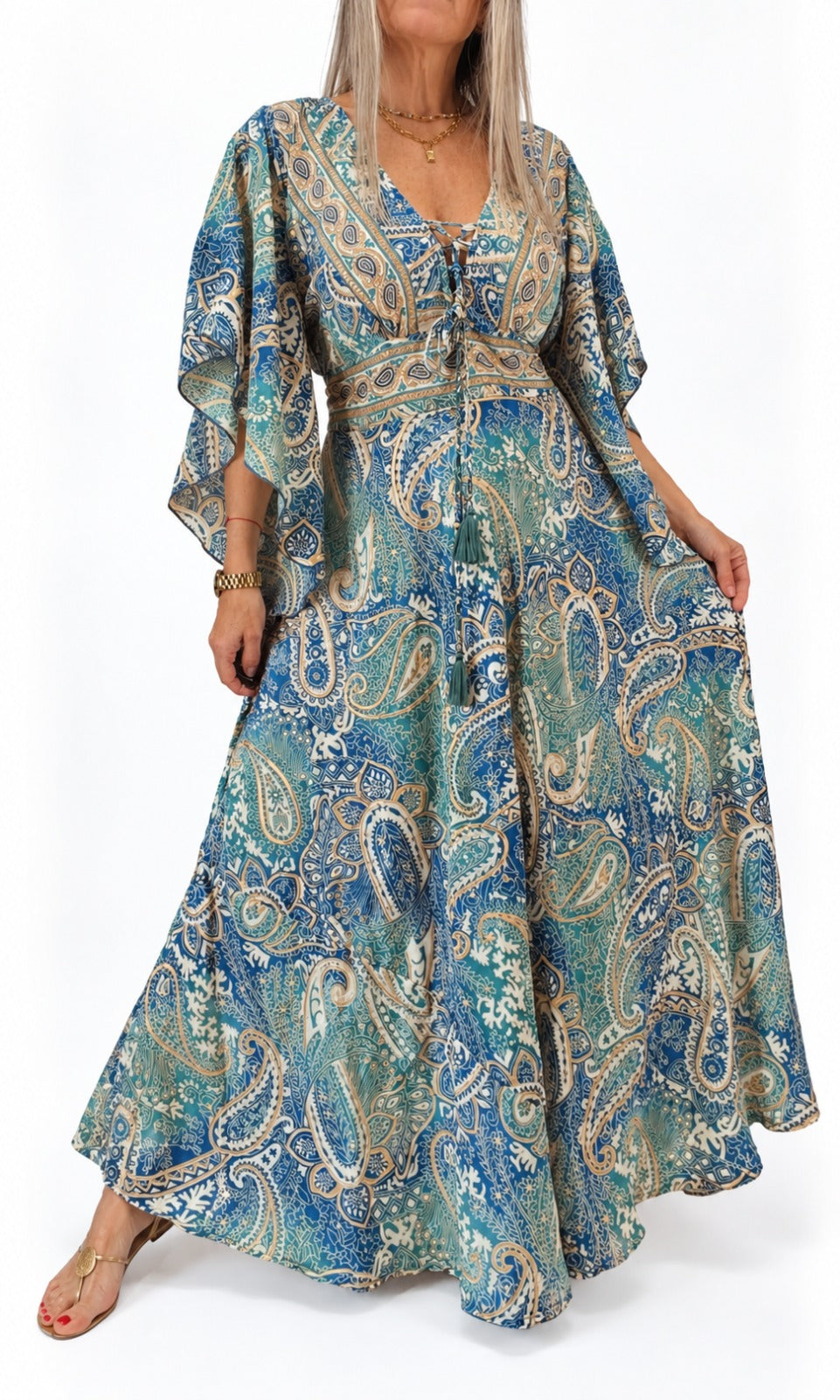 Vestido de la India en seda