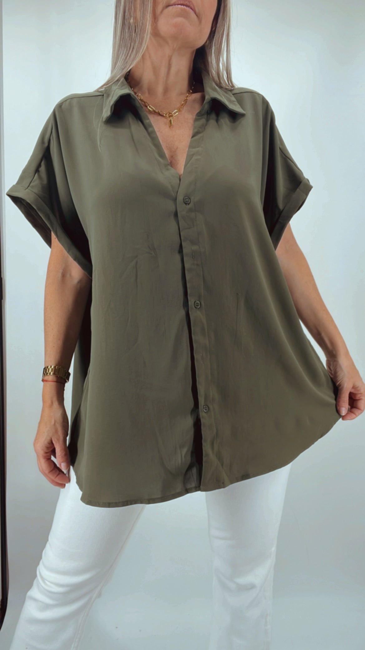 Camisa abotonada
