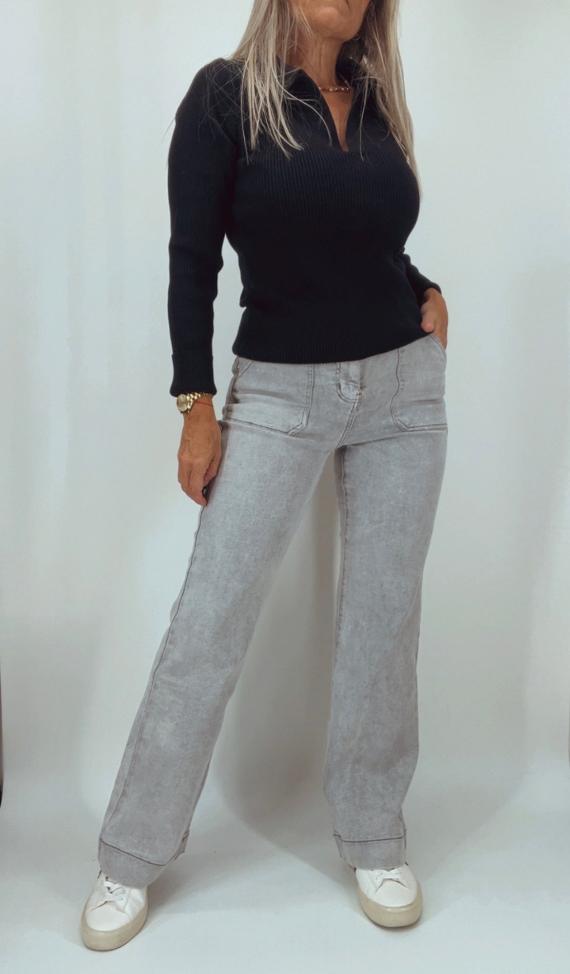 Jean Elastizado Gris