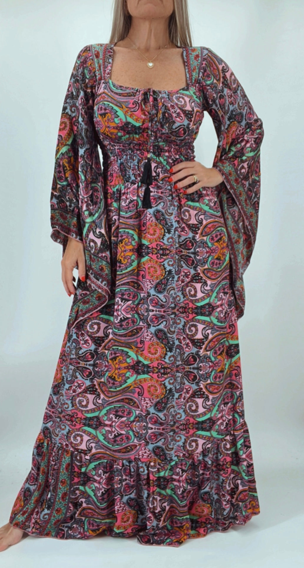 Vestido de la india en seda