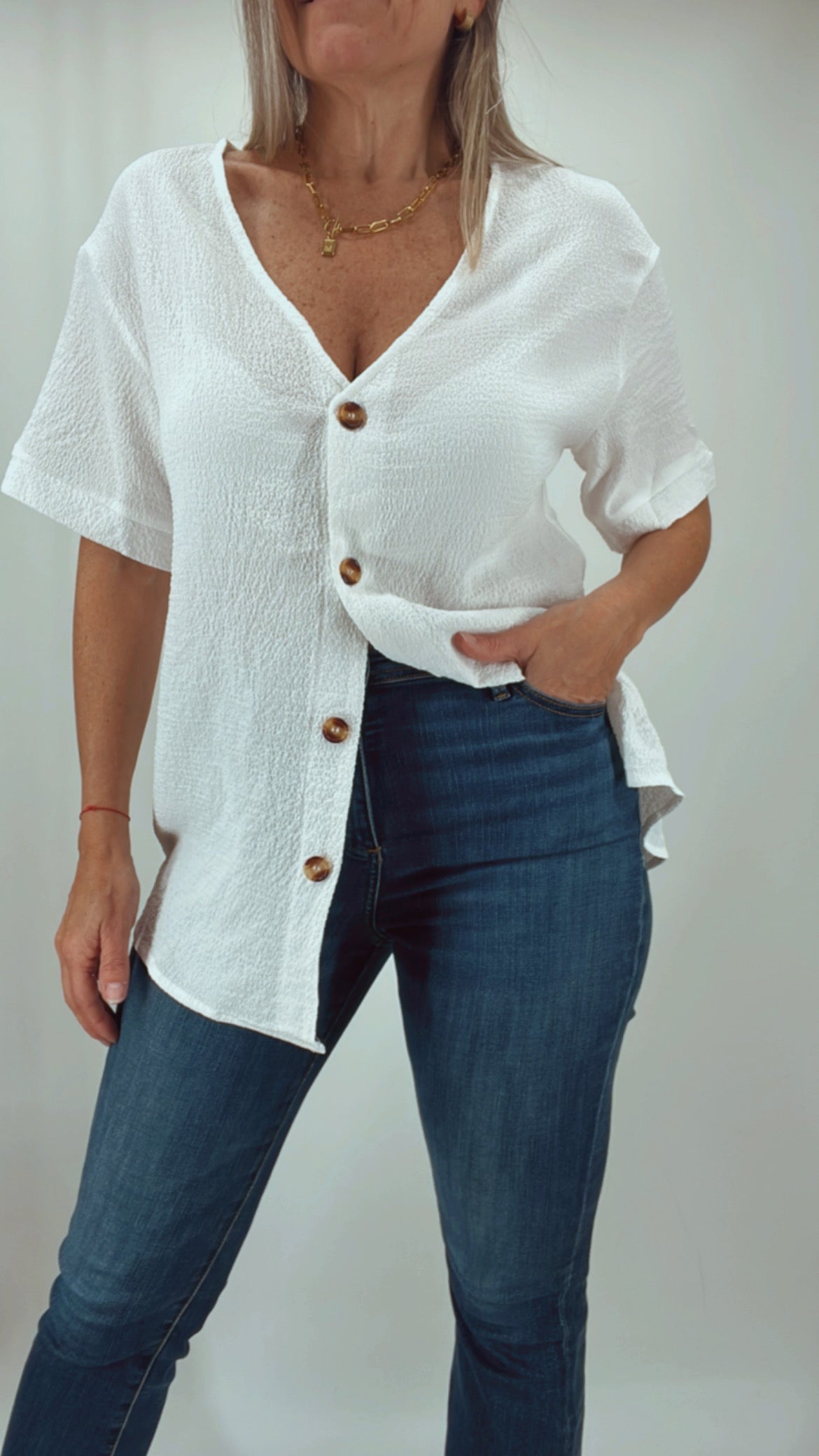 Blusa con botones