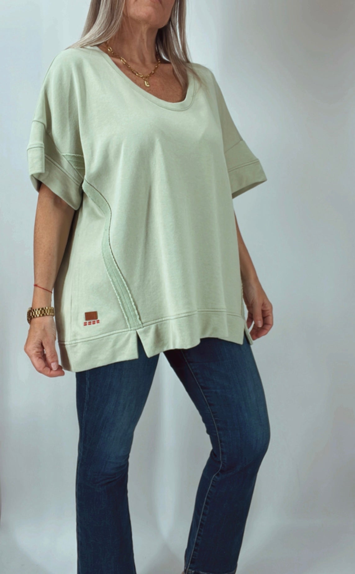 Remeron en algodón over size