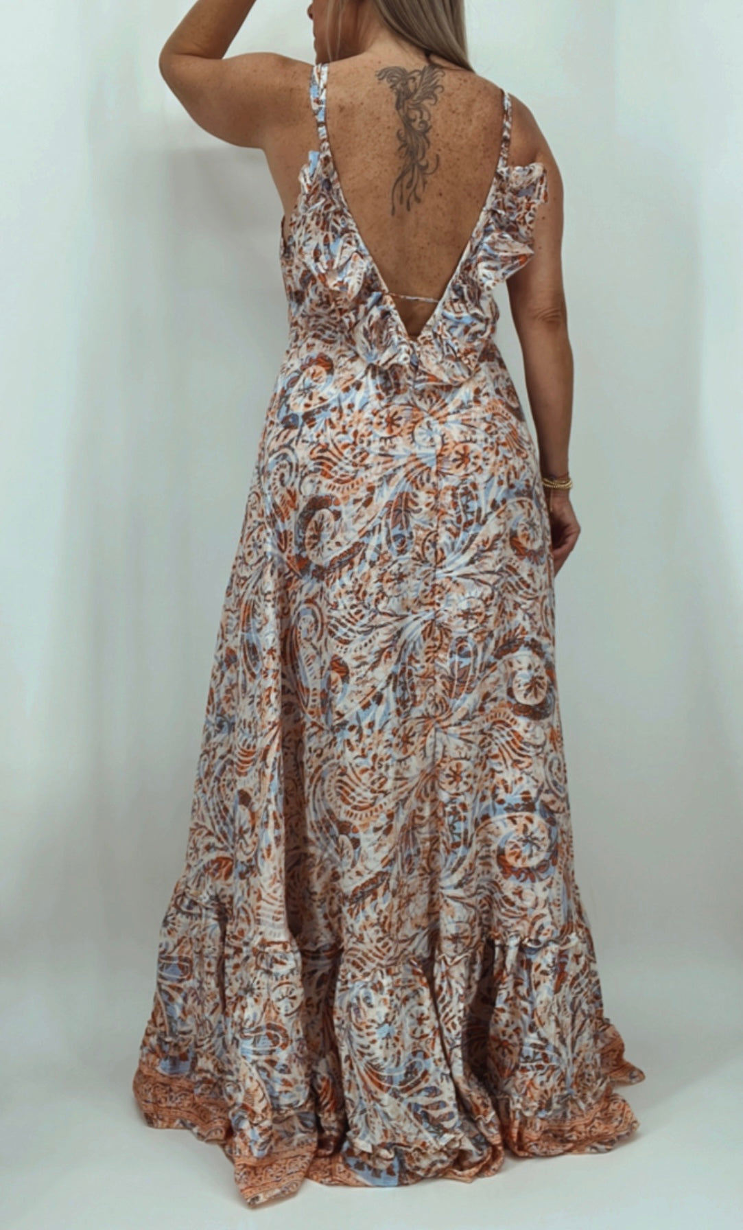 Vestido de la India en seda