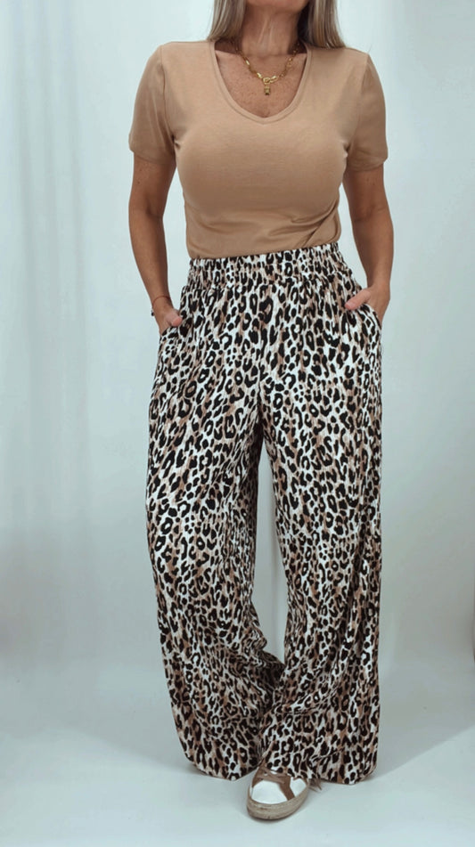 Palazzo animal print