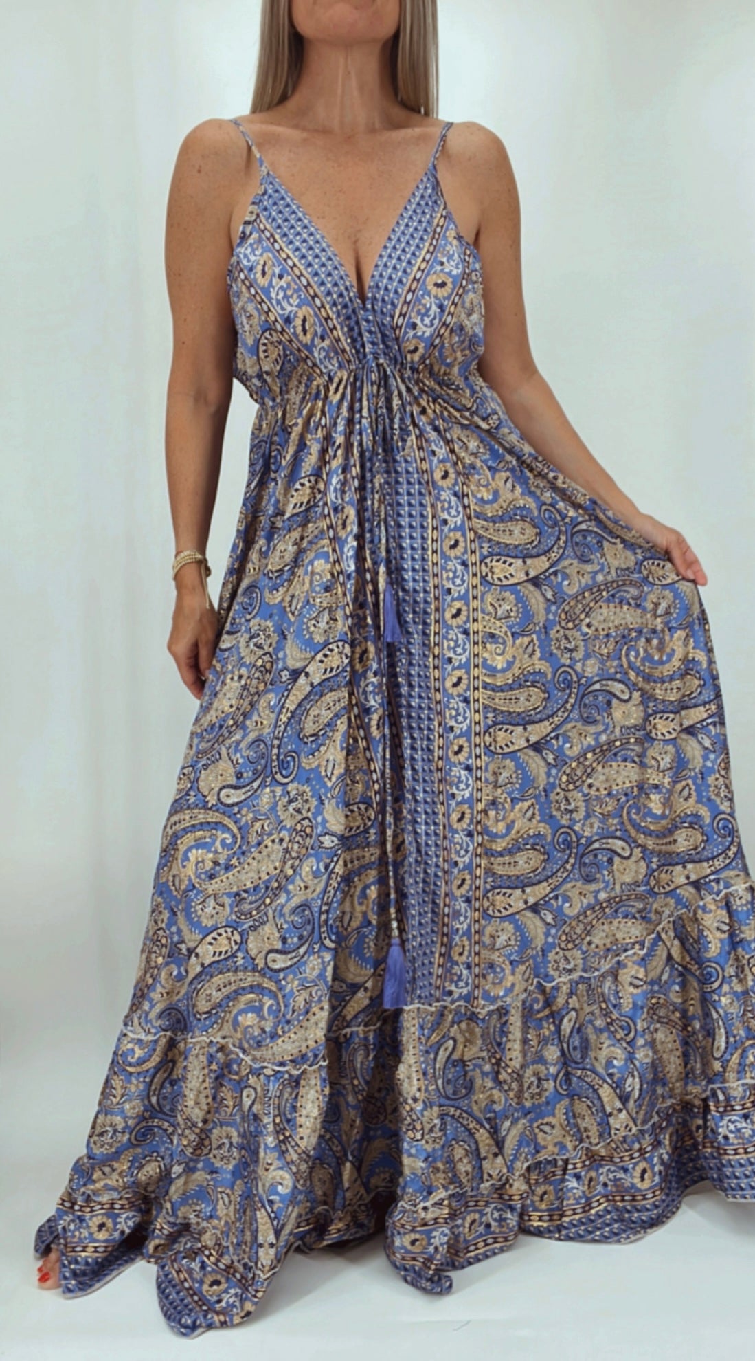 Vestido de la India en seda