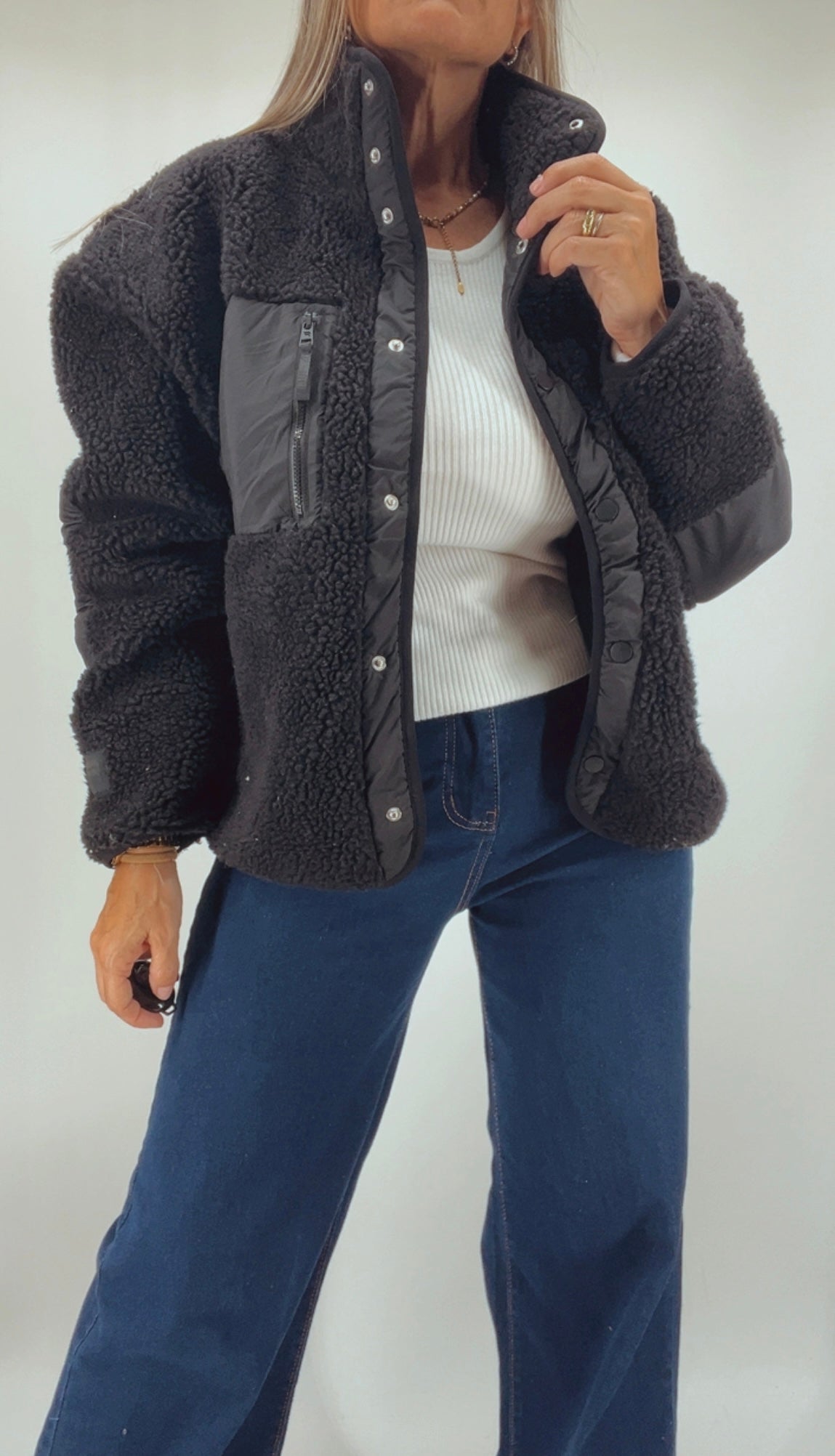 Campera polar grueso
