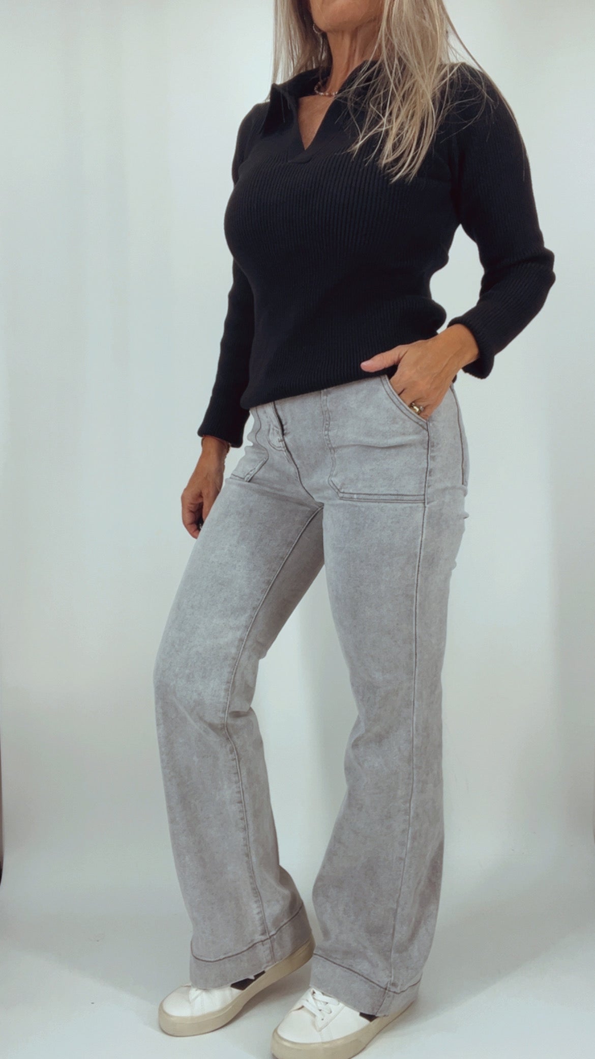 Jean Elastizado Gris