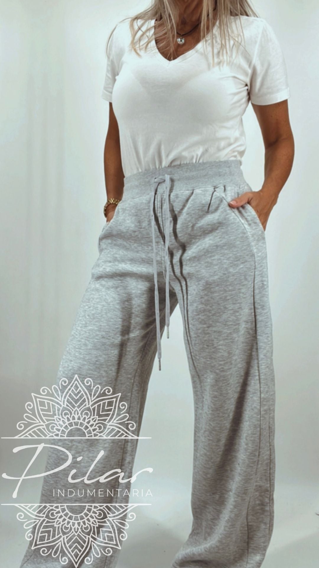 Pantalón deportivo en algodón