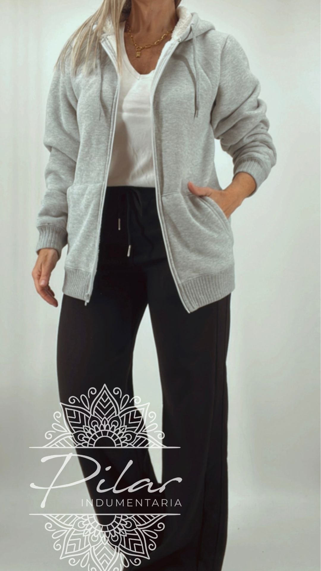 Pantalón deportivo en algodón