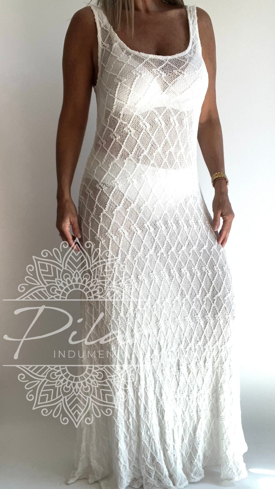 Vestido transparencia