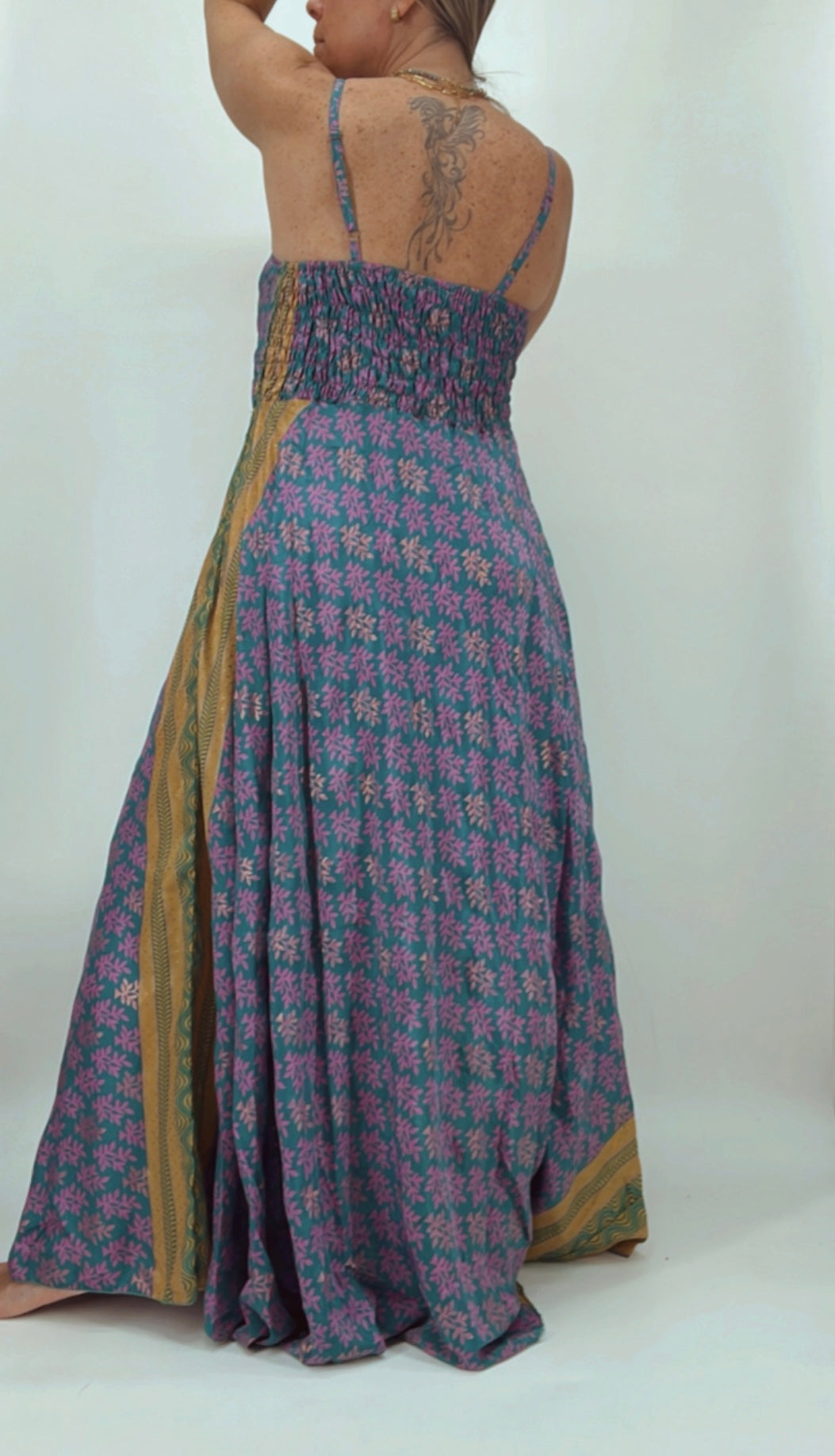 Solera en seda espalda elastizada