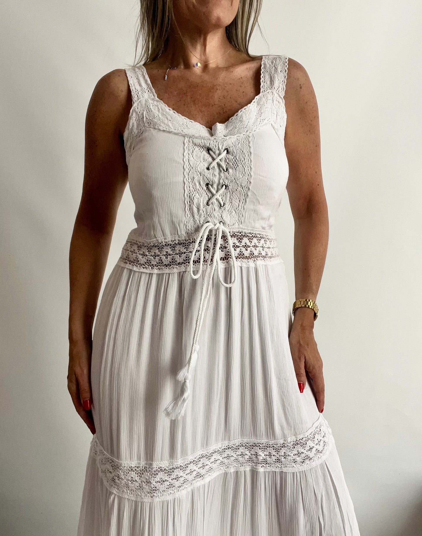 Vestido campesino en bambula