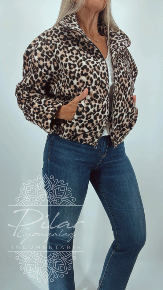 Campera animal print