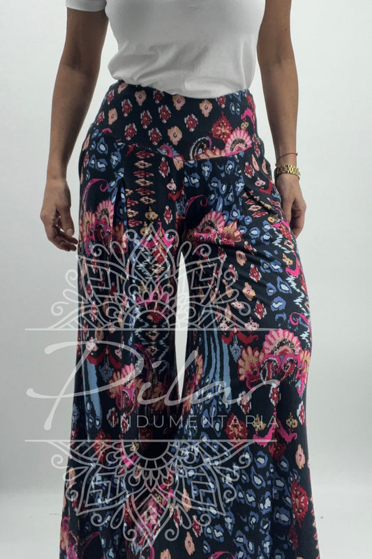 Pollera pantalón estampado