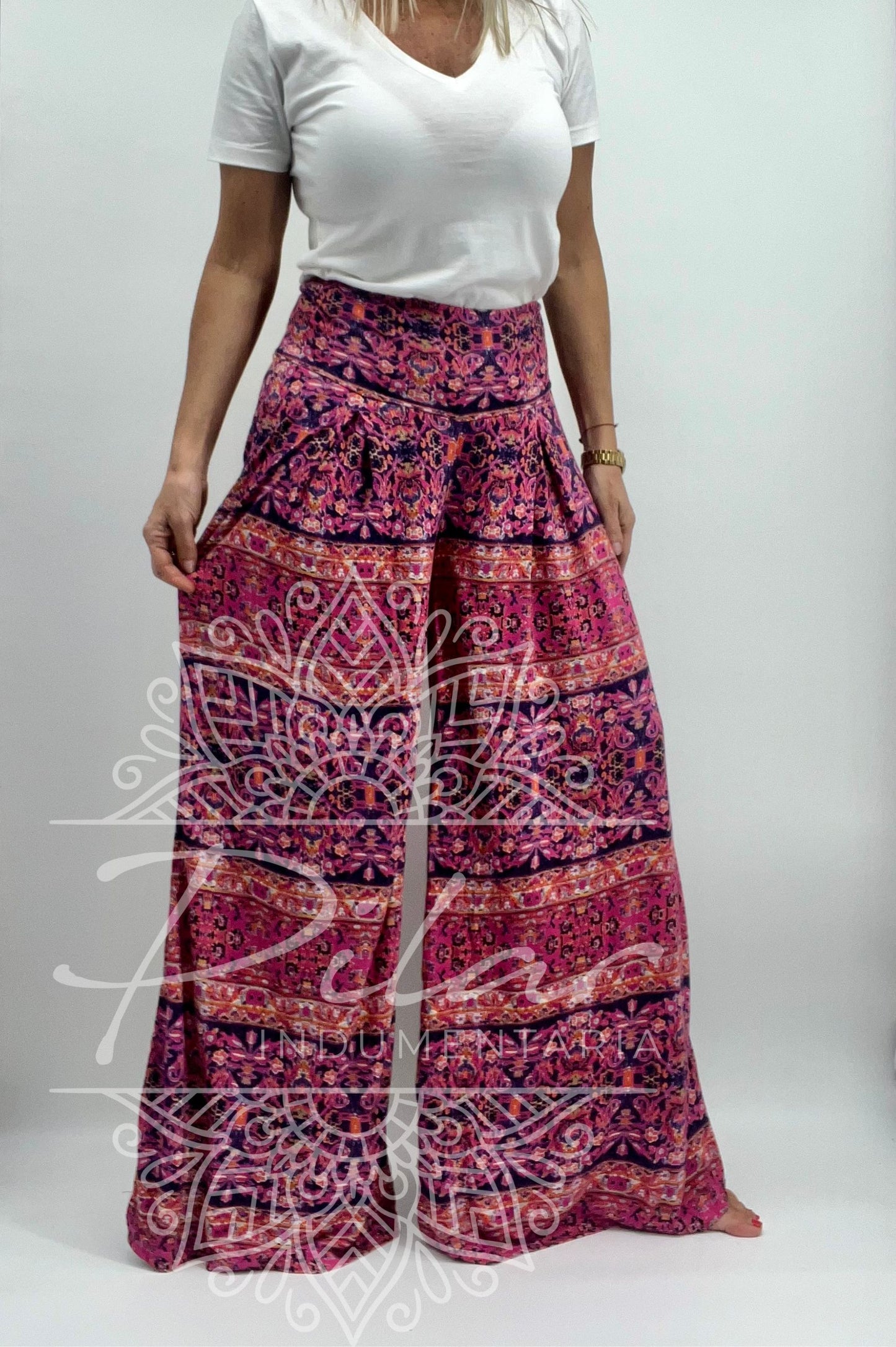 Pollera pantalón estampado