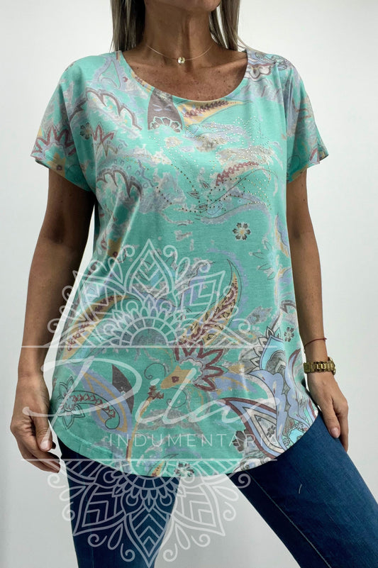 Remera estampada