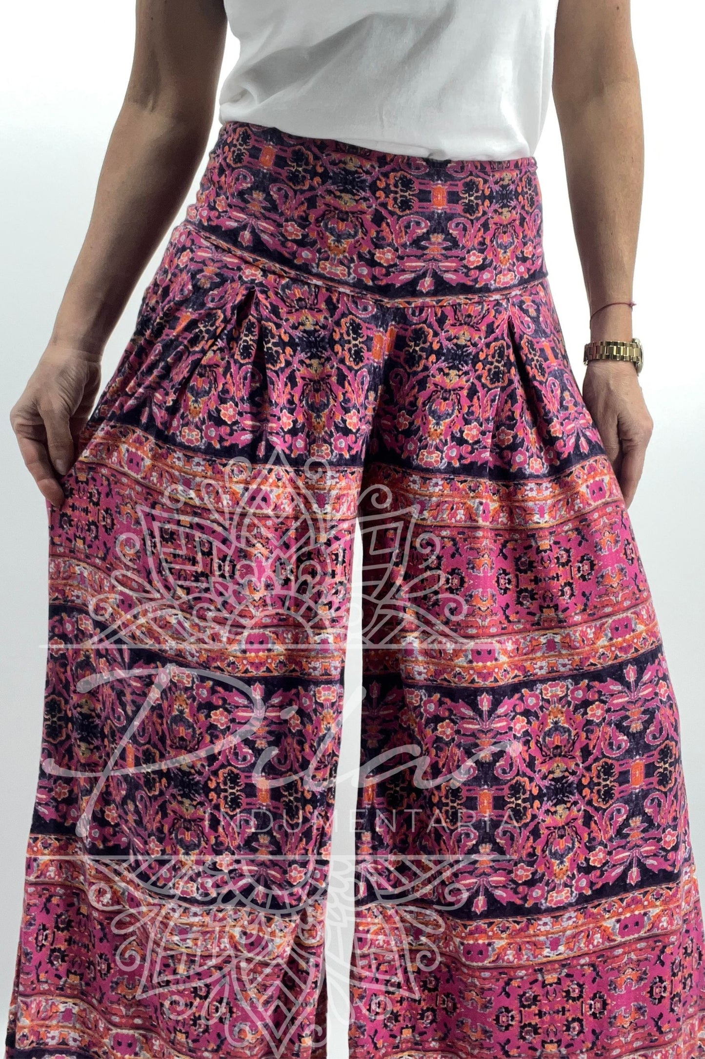 Pollera pantalón estampado