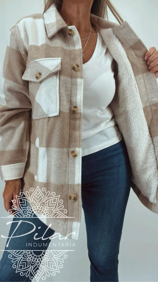 Campera forrada con corderito