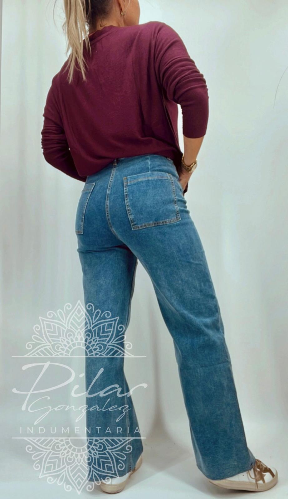 Pantalón de jean elastizado