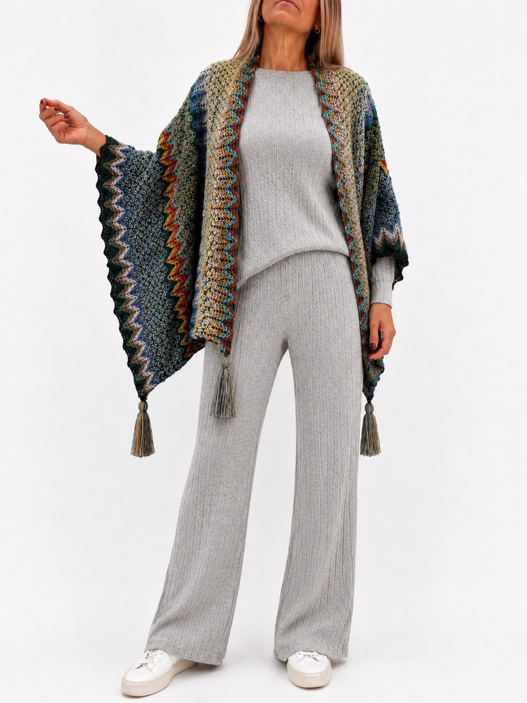 Combo Conjunto Lanilla + Ruana